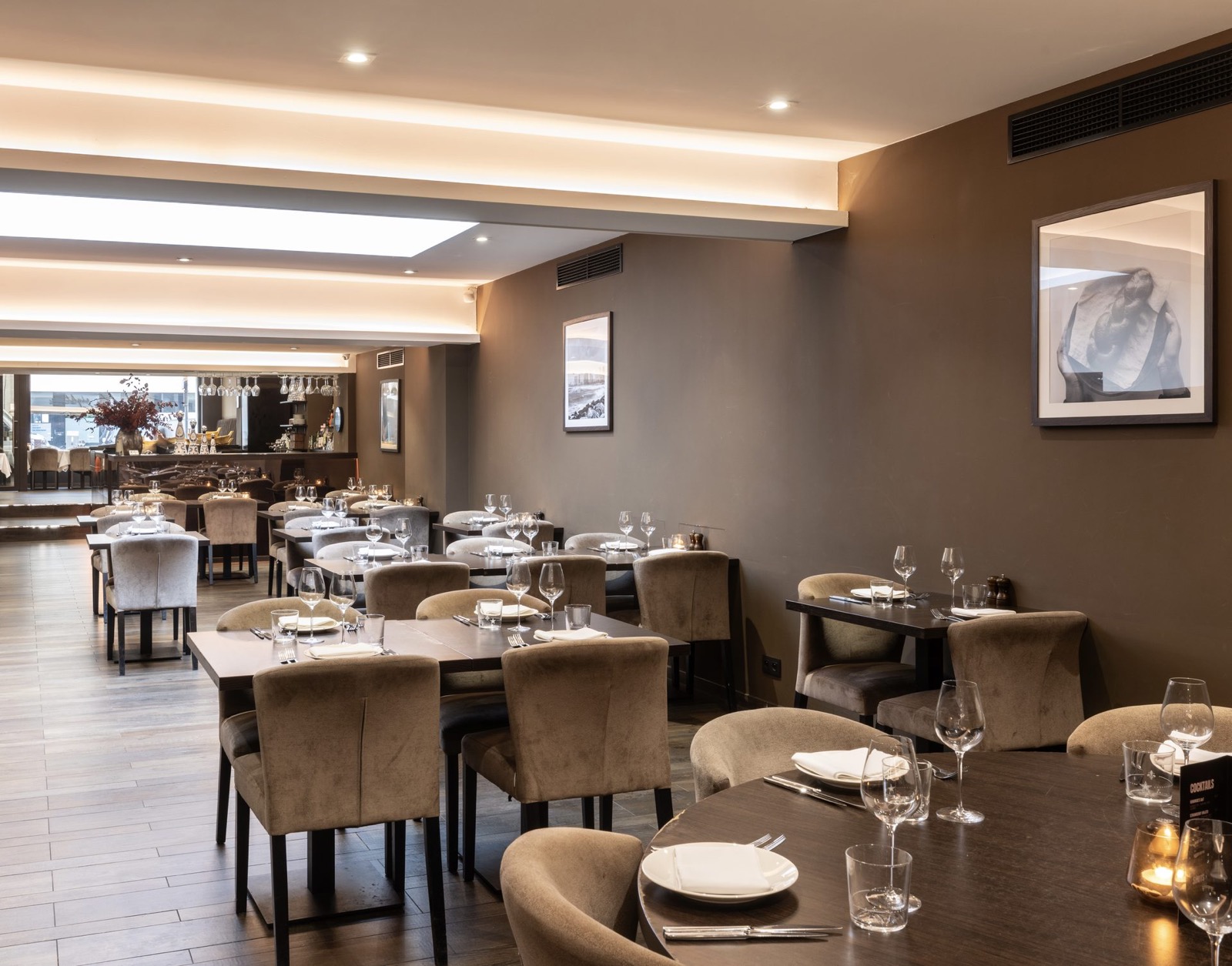 Interior dining area